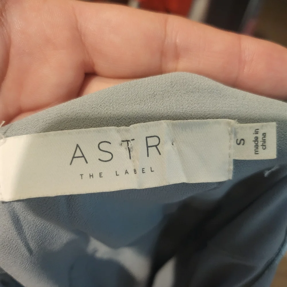 ASTR The Label Adoria Ruffle Side Slit Maxi Dress size S